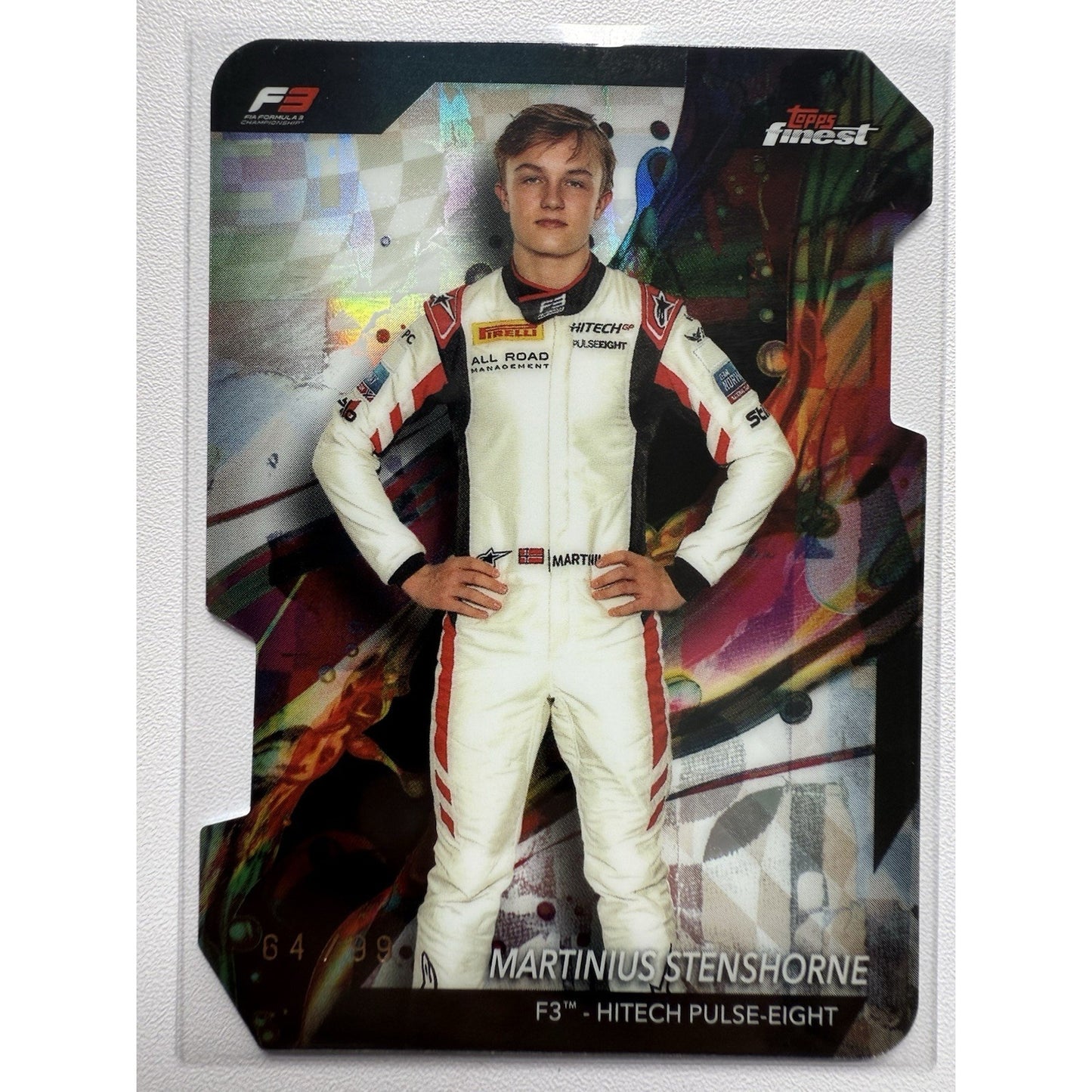 2024 Topps Finest Formula 1 MARTINIUS STENSHORNE Die-Cut 64/99 #56