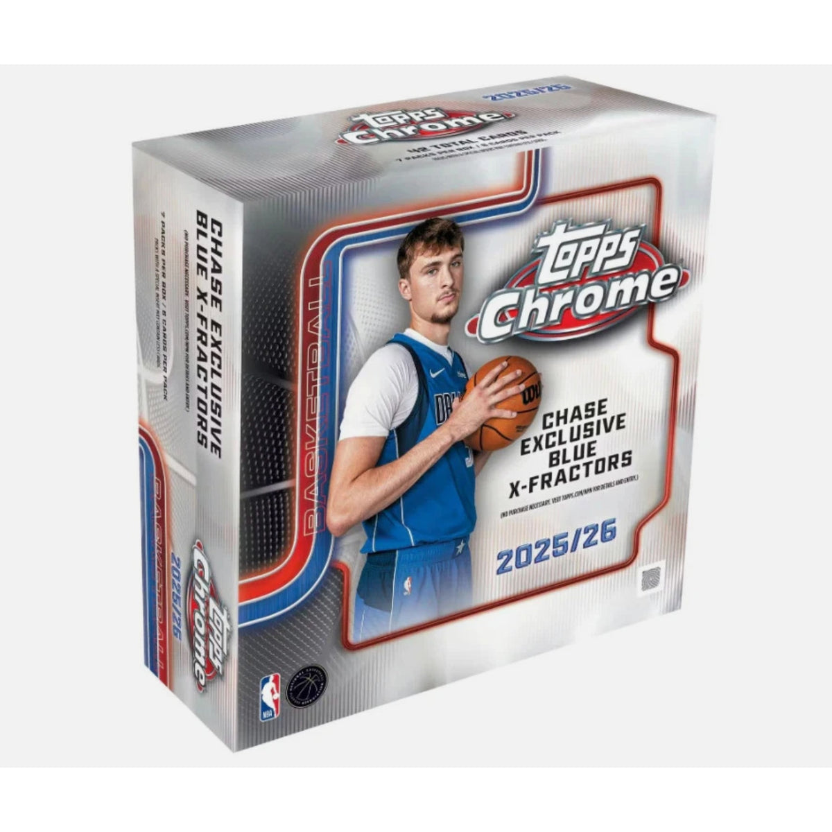 2025-26 Topps Chrome NBA Basketball Mega Box (7 packs - 6 cards per pack)