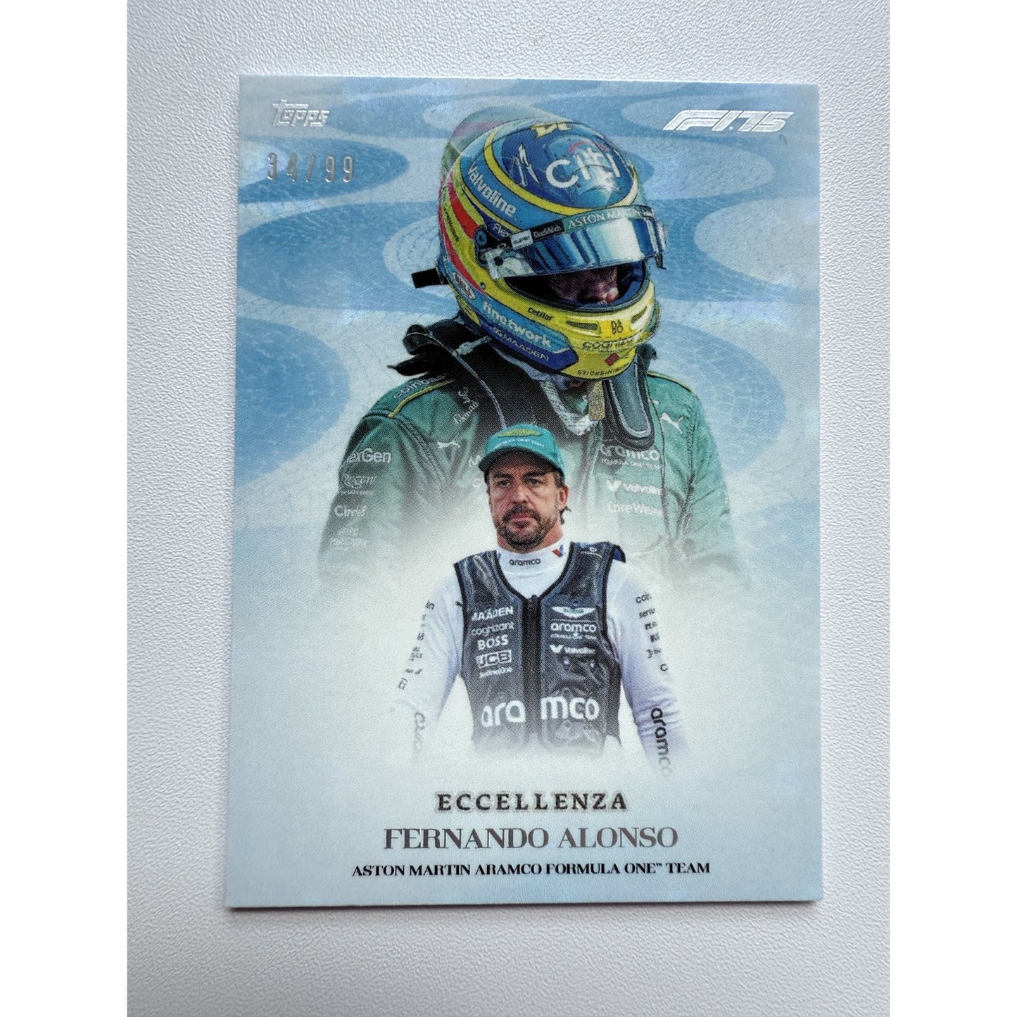 2025 Topps F1 Eccellenza Fernando Alonso 34/99 La Passione
