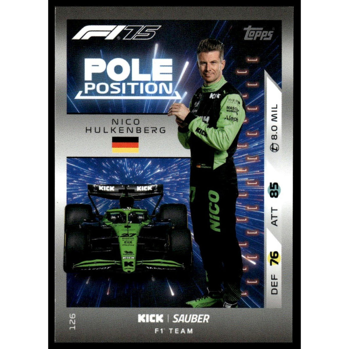 2025 Topps Turbo Attax F1 #126 Nico Hulkenberg