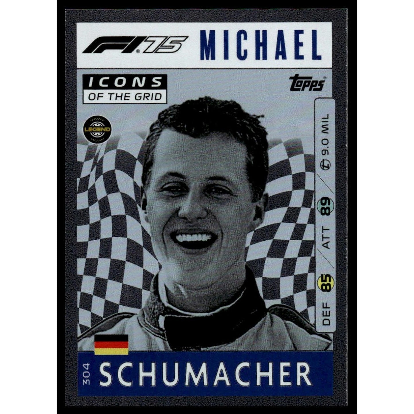 2025 Topps Turbo Attax F1 #304 Michael Schumacher