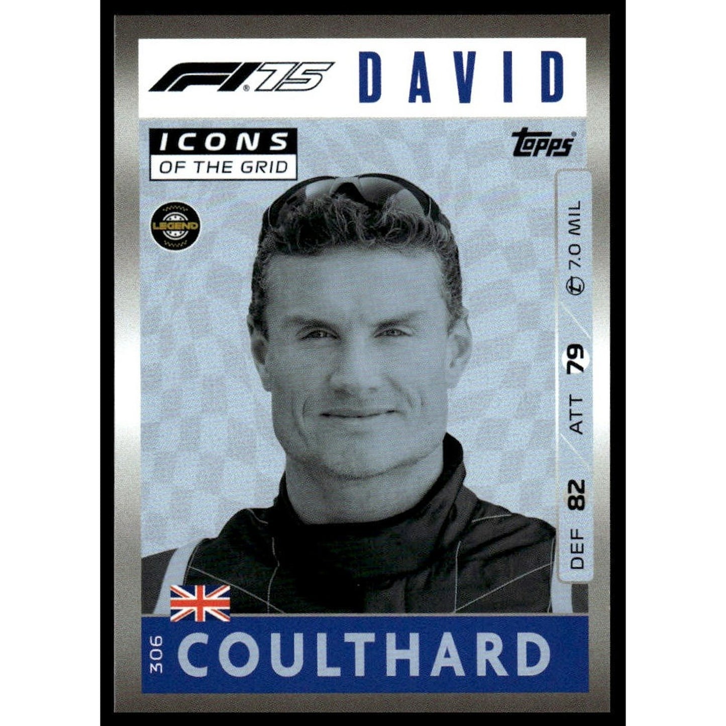 2025 Topps Turbo Attax F1 #306 David Coulthard