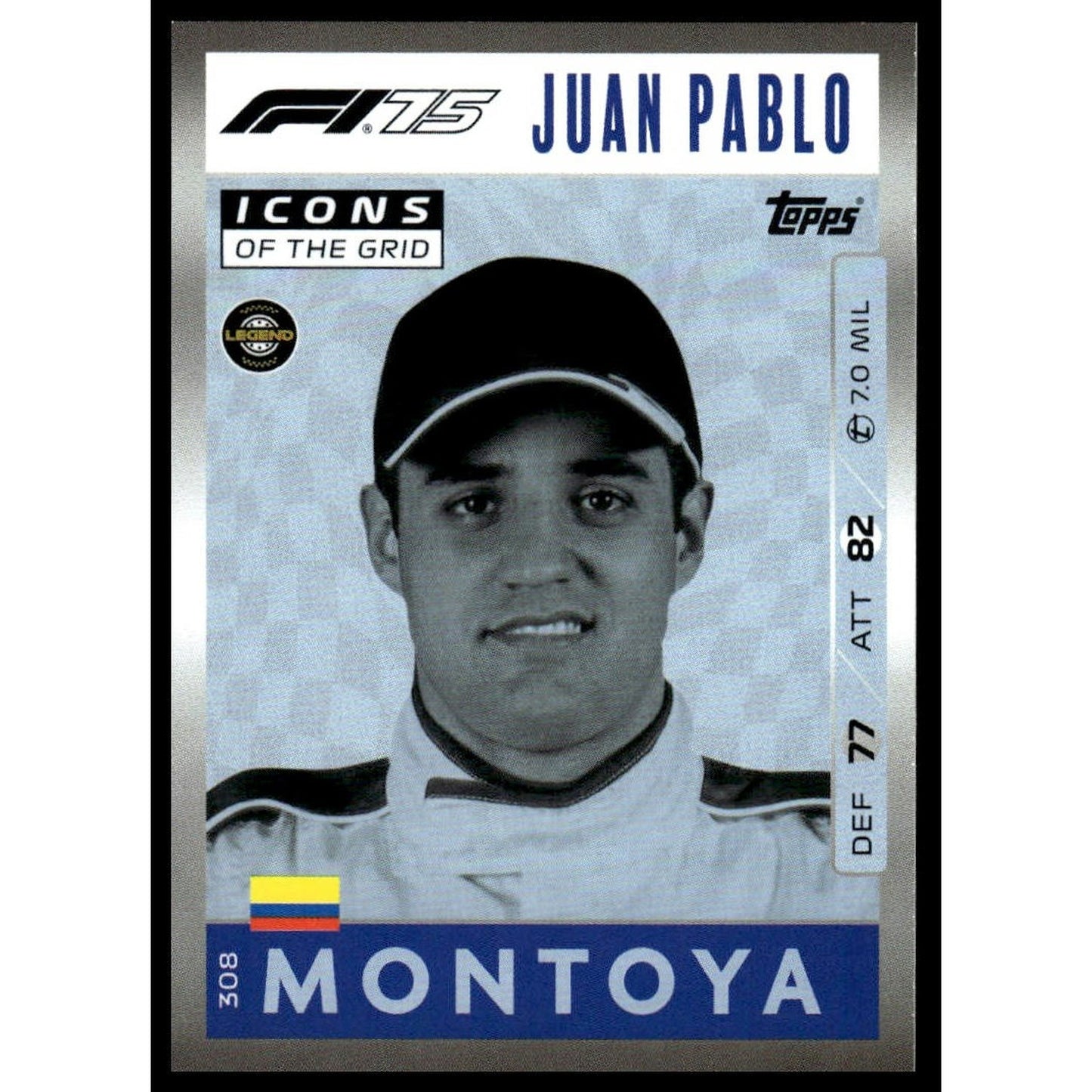 2025 Topps Turbo Attax F1 #308 Juan Pablo Montoya