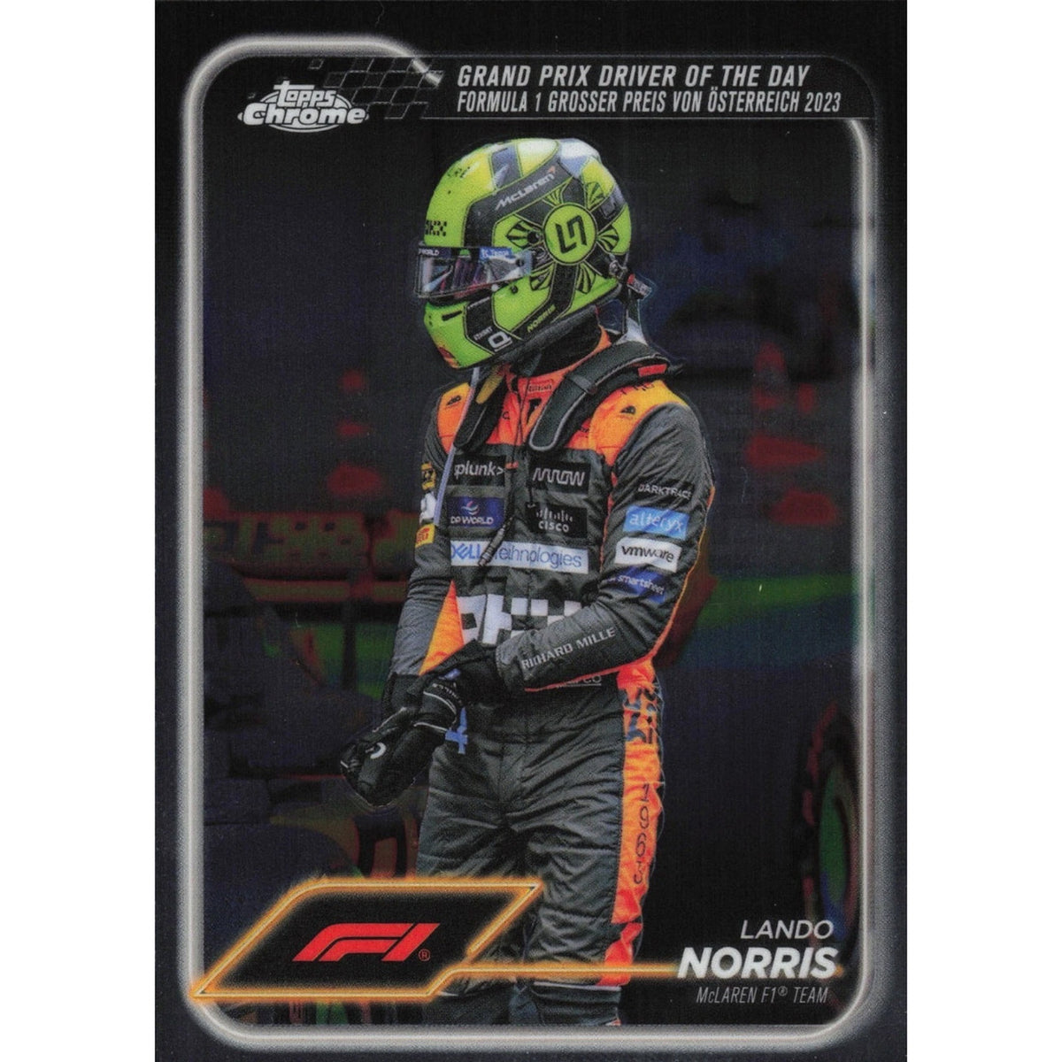 2024 Topps Chrome F1 - Lando Norris - Driver of the Day Base #167