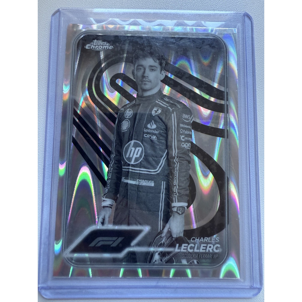 2024 Topps Chrome Formula 1 Charles Leclerc Portrait #3 F1 Ferrari