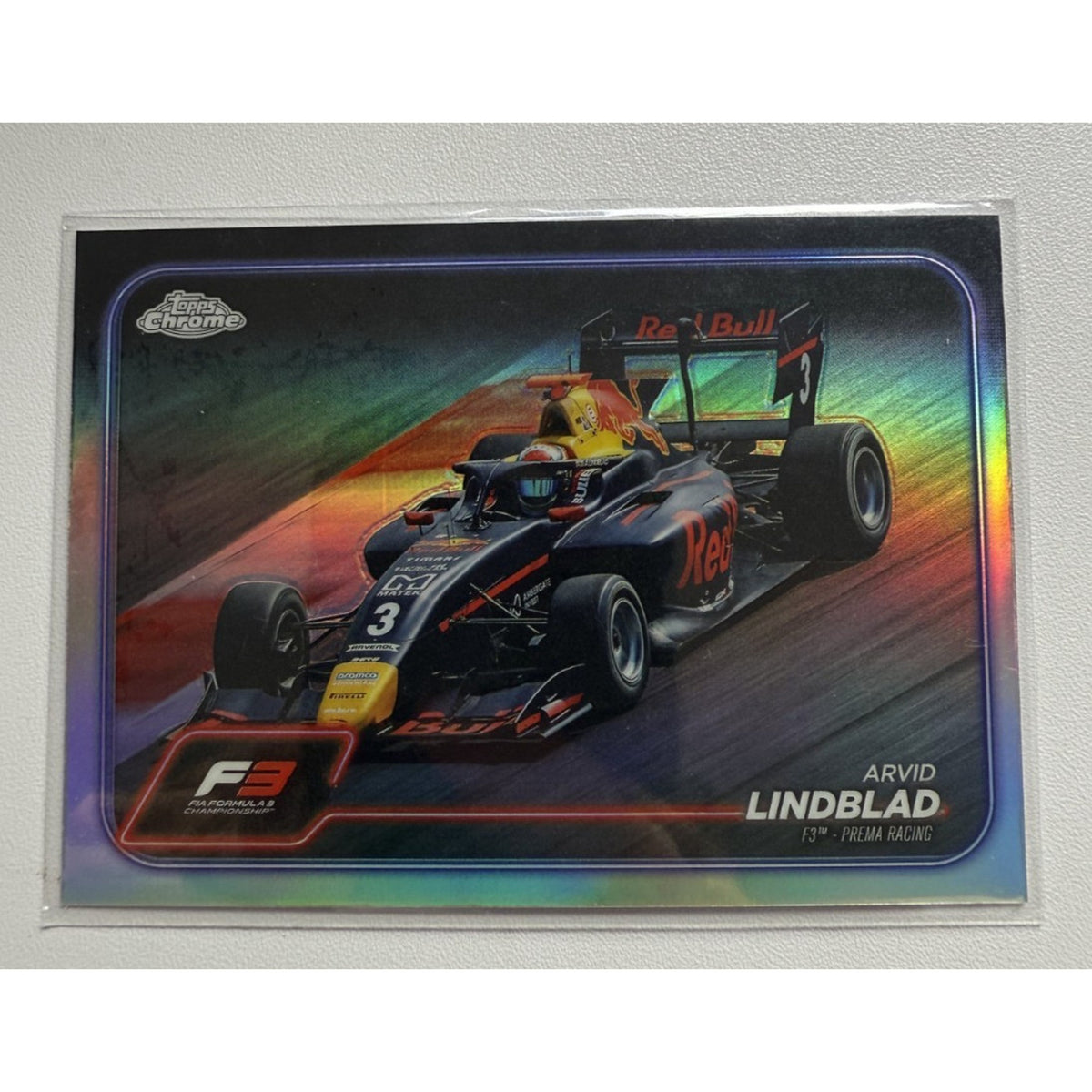 2024 Topps Chrome Formula 1 F1 #117 Arvid Lindblad REFRACTOR