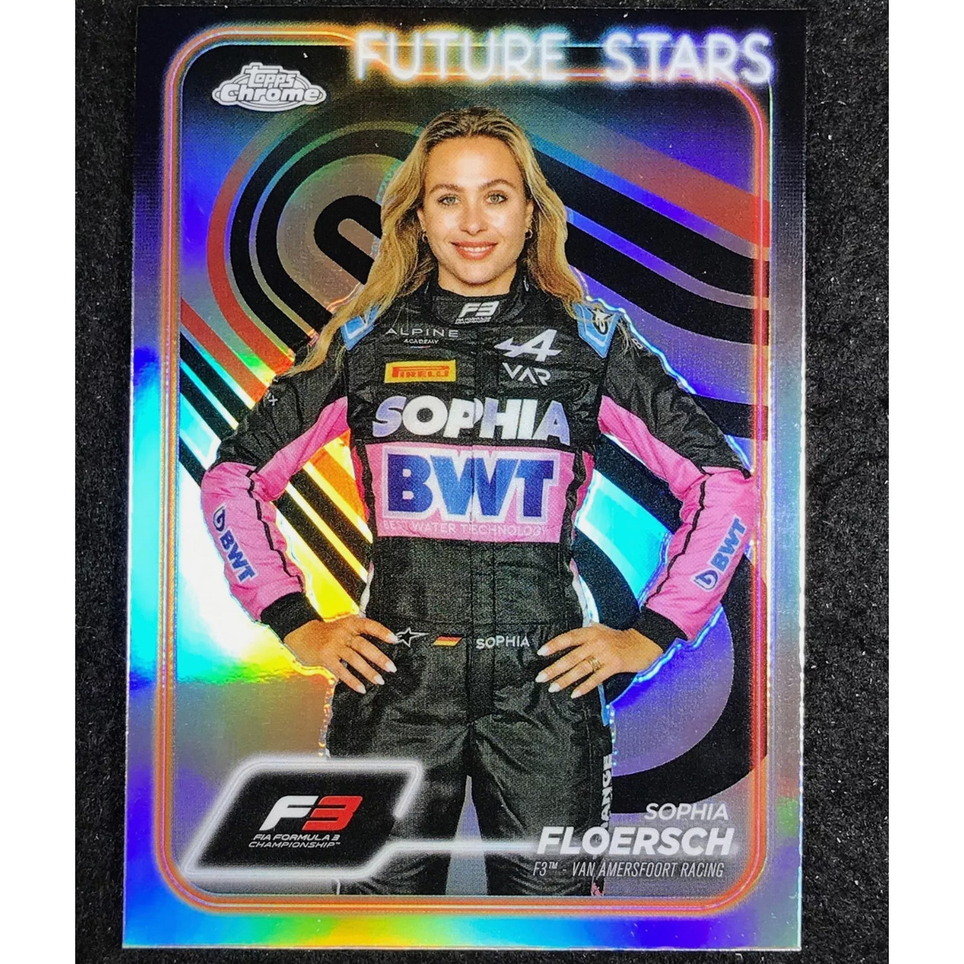 2024 Topps Chrome Formula 1 SOPHIA FLOERSCH Base Refractor #62