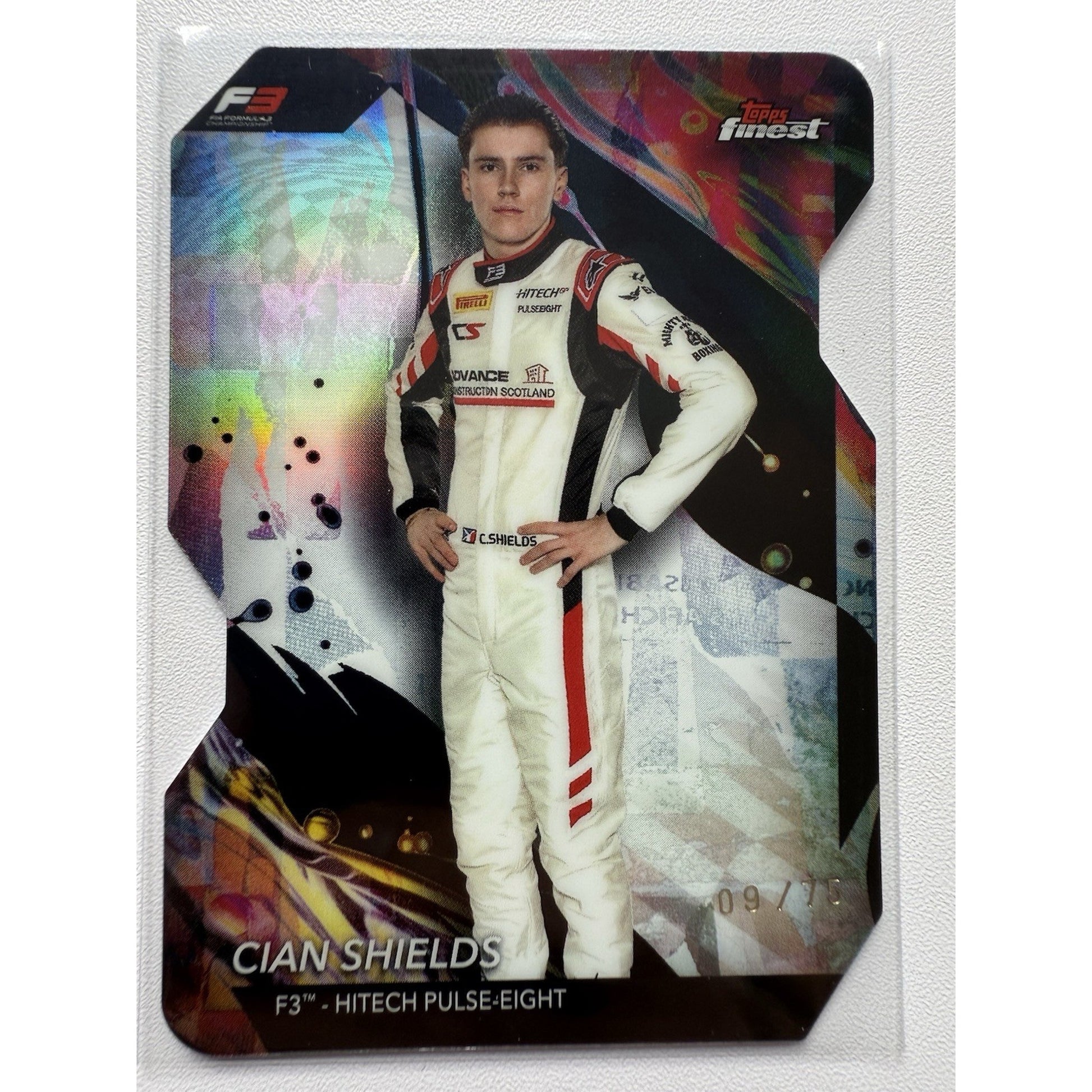 2024 Topps Finest Formula 1 CIAN SHIELDS 9/75 Die Cut Uncommon #157
