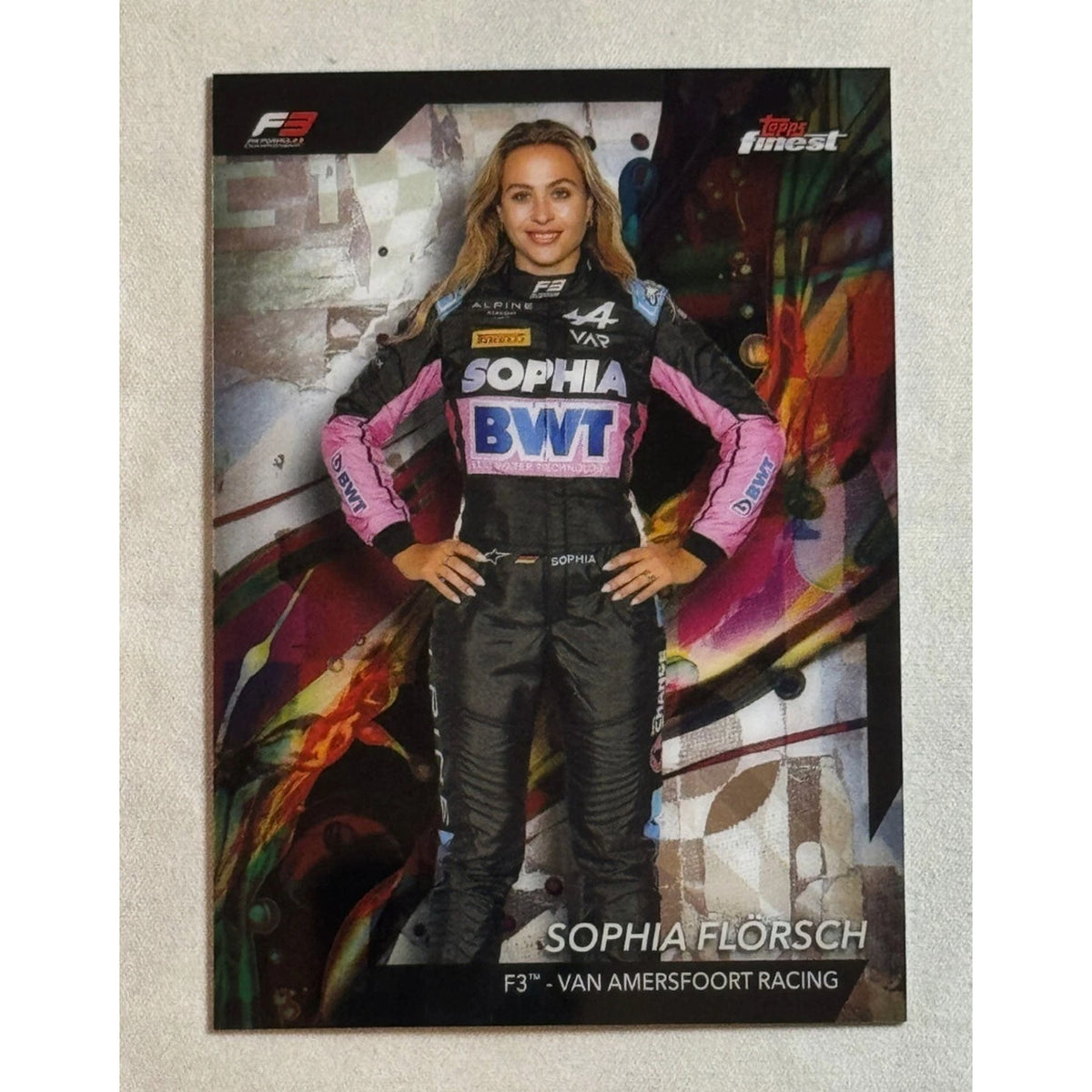 2024 Topps Finest Formula 1 F3 Common Sophia Florsch #62 Van Amersfoort Racing