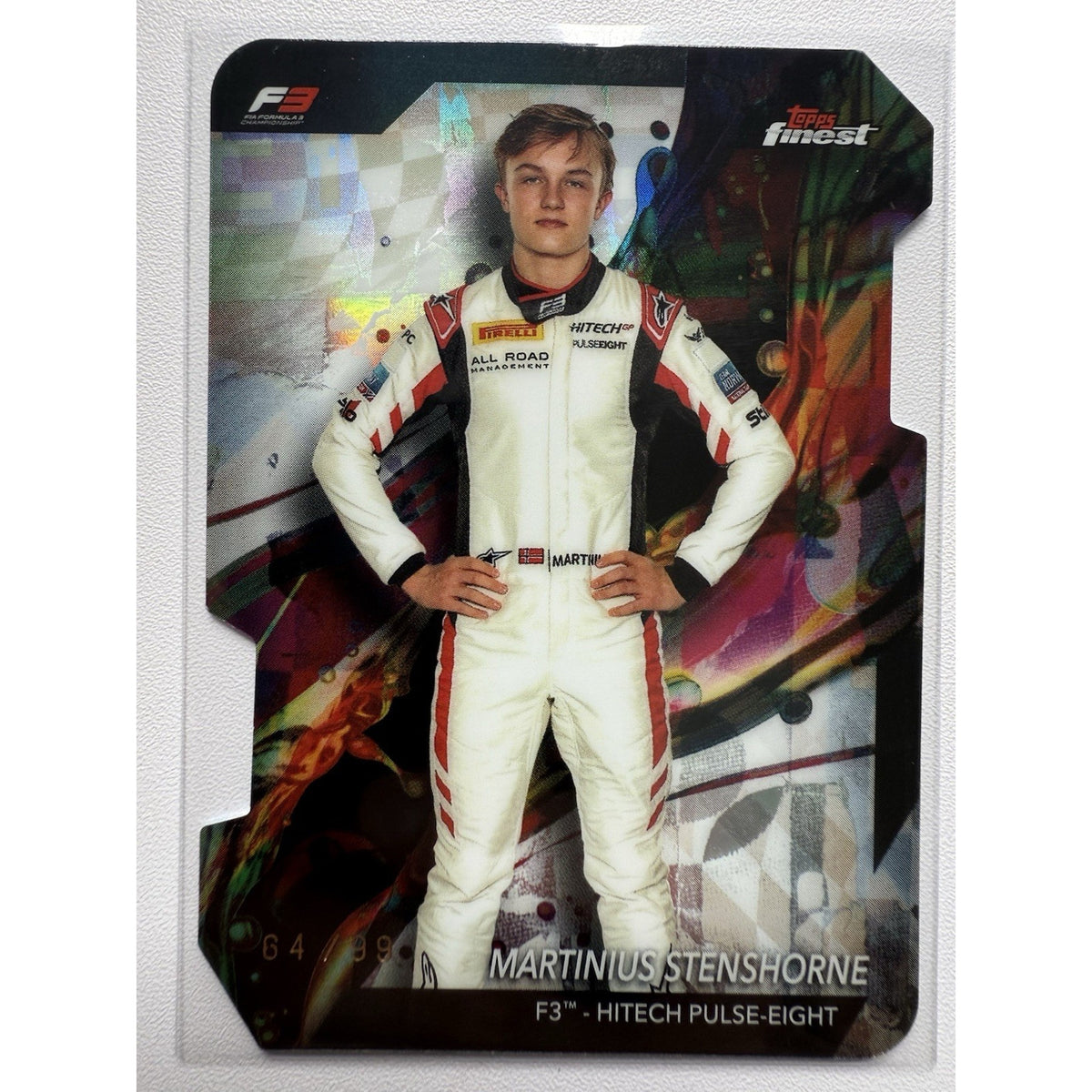 2024 Topps Finest Formula 1 MARTINIUS STENSHORNE Die-Cut 64/99 #56