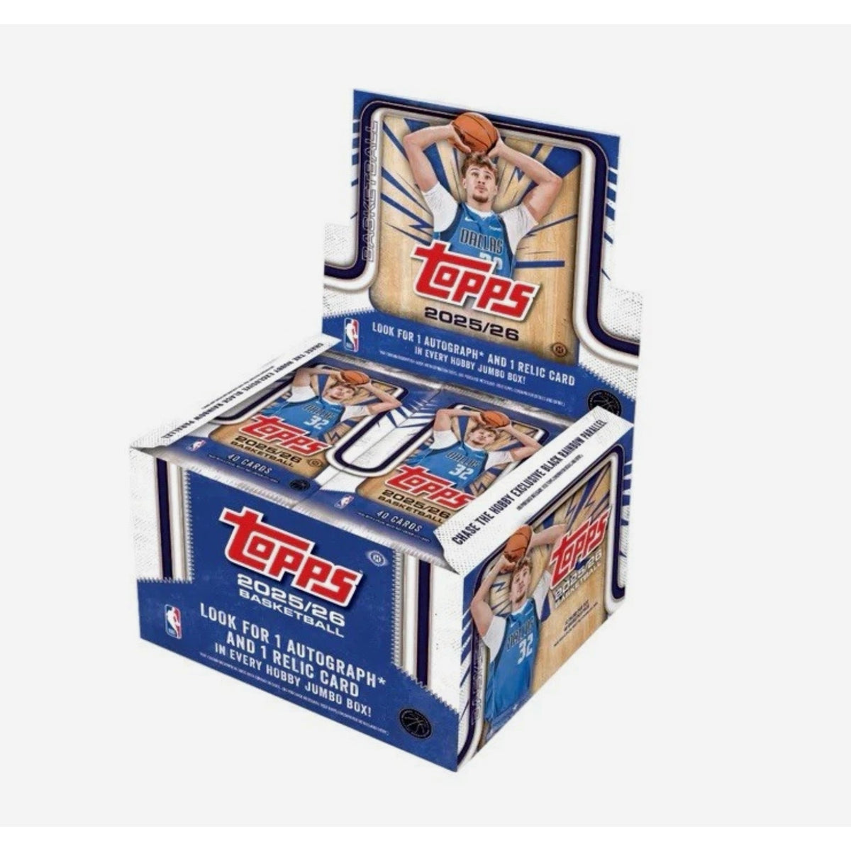2025-26 Topps NBA Basketball Factory Sealed Jumbo Box 1 Auto 1 Relic every box