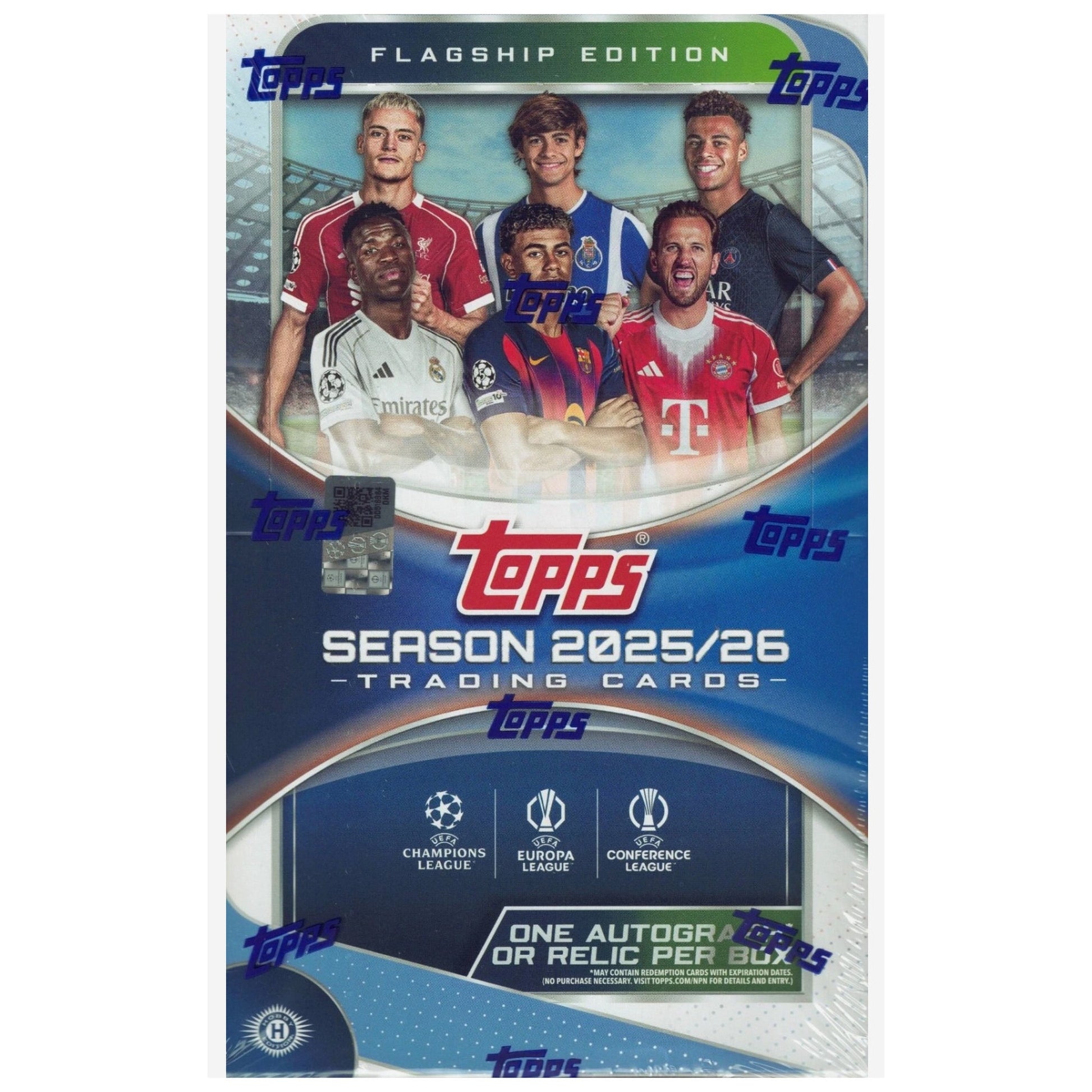 2025-26 TOPPS UEFA Club Competitions Football-Soccer SEALED HOBBY BOX NEW!!!
