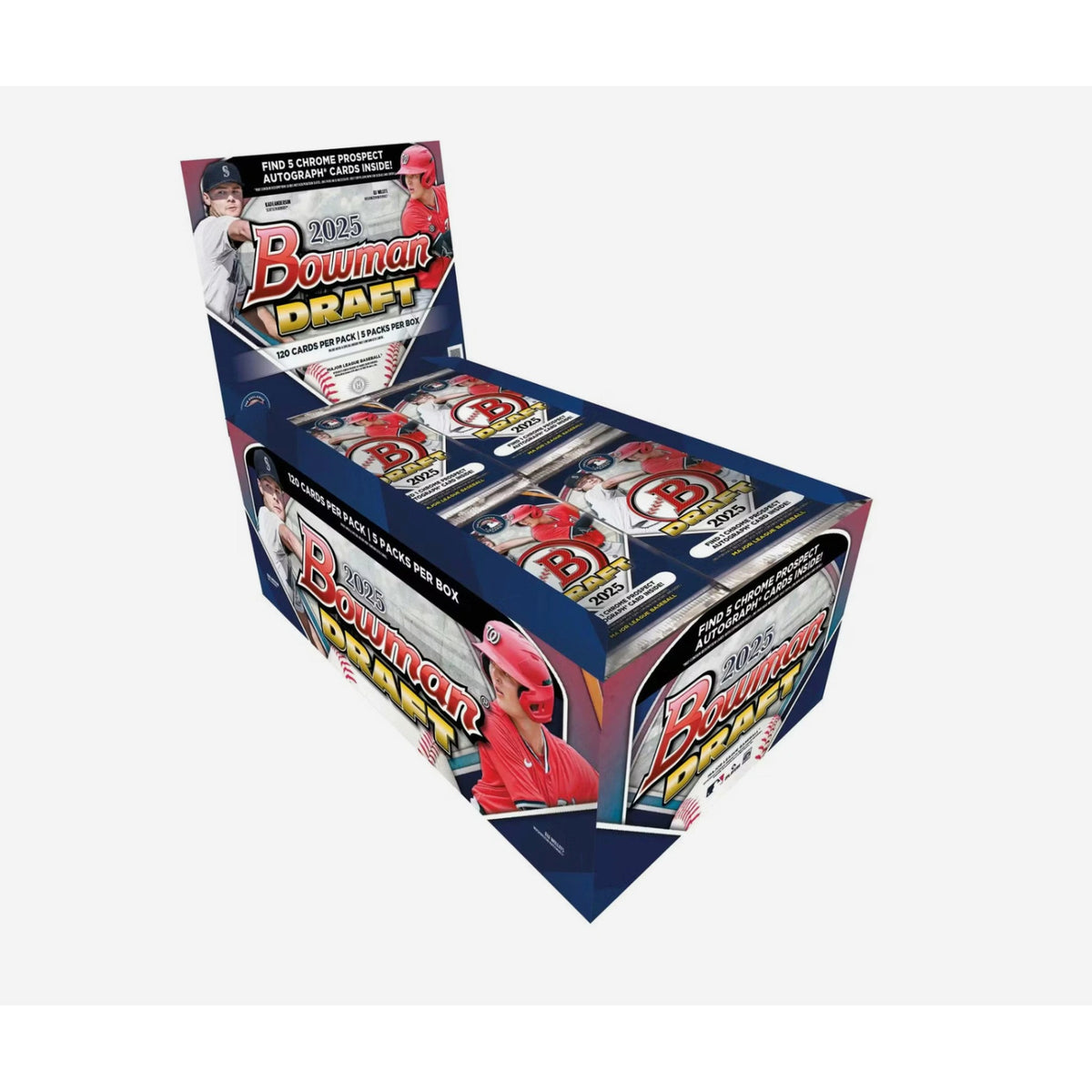 2025 Bowman Draft Baseball Super Jumbo Box 5 Chrome Prospect Autographs inside!