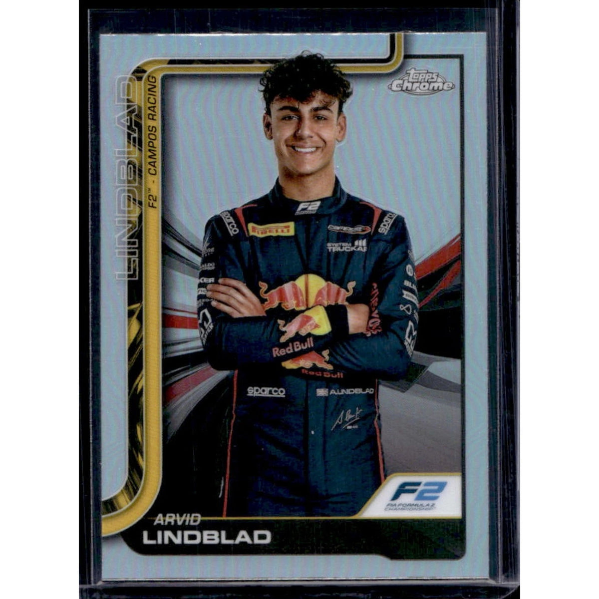 2025 Topps Chrome F1 Arvid Lindblad #23