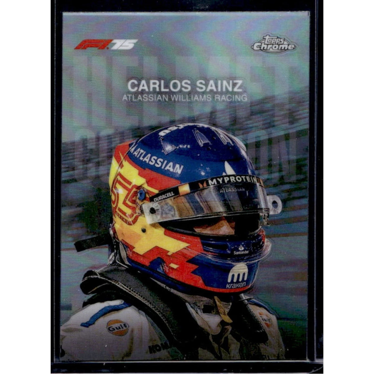 2025 Topps Chrome F1 CARLOS SAINZ Helmet Collection #7