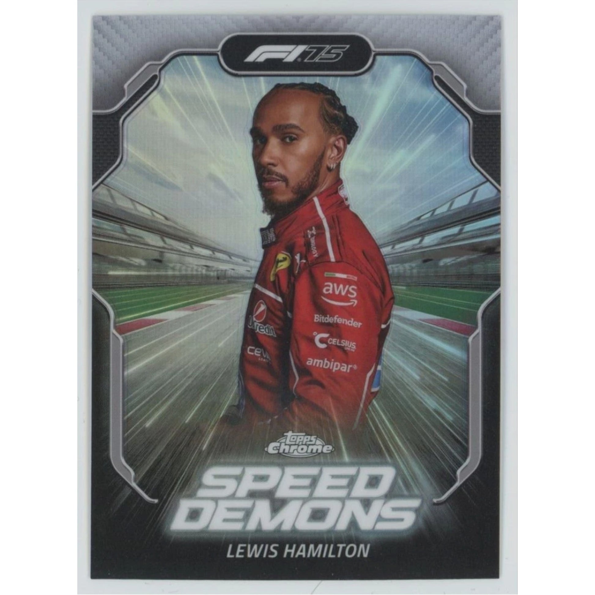2025 Topps Chrome F1 Lewis Hamilton Speed Demons SD-2