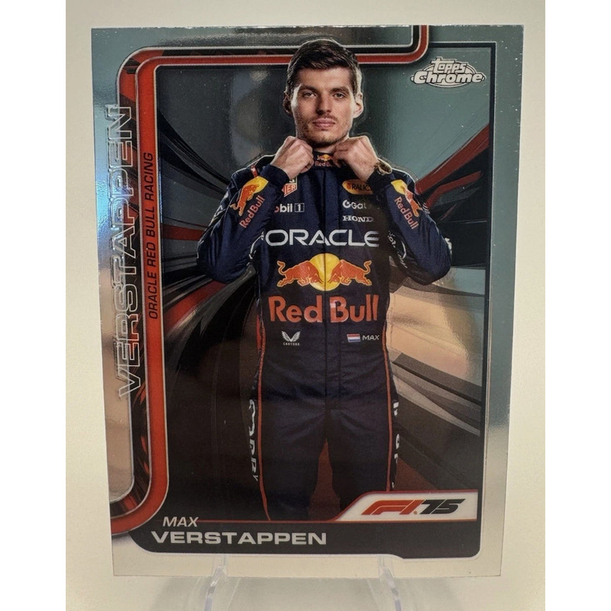 2025 Topps Chrome Formula 1 F1 #1 Max Verstappen Portrait Base
