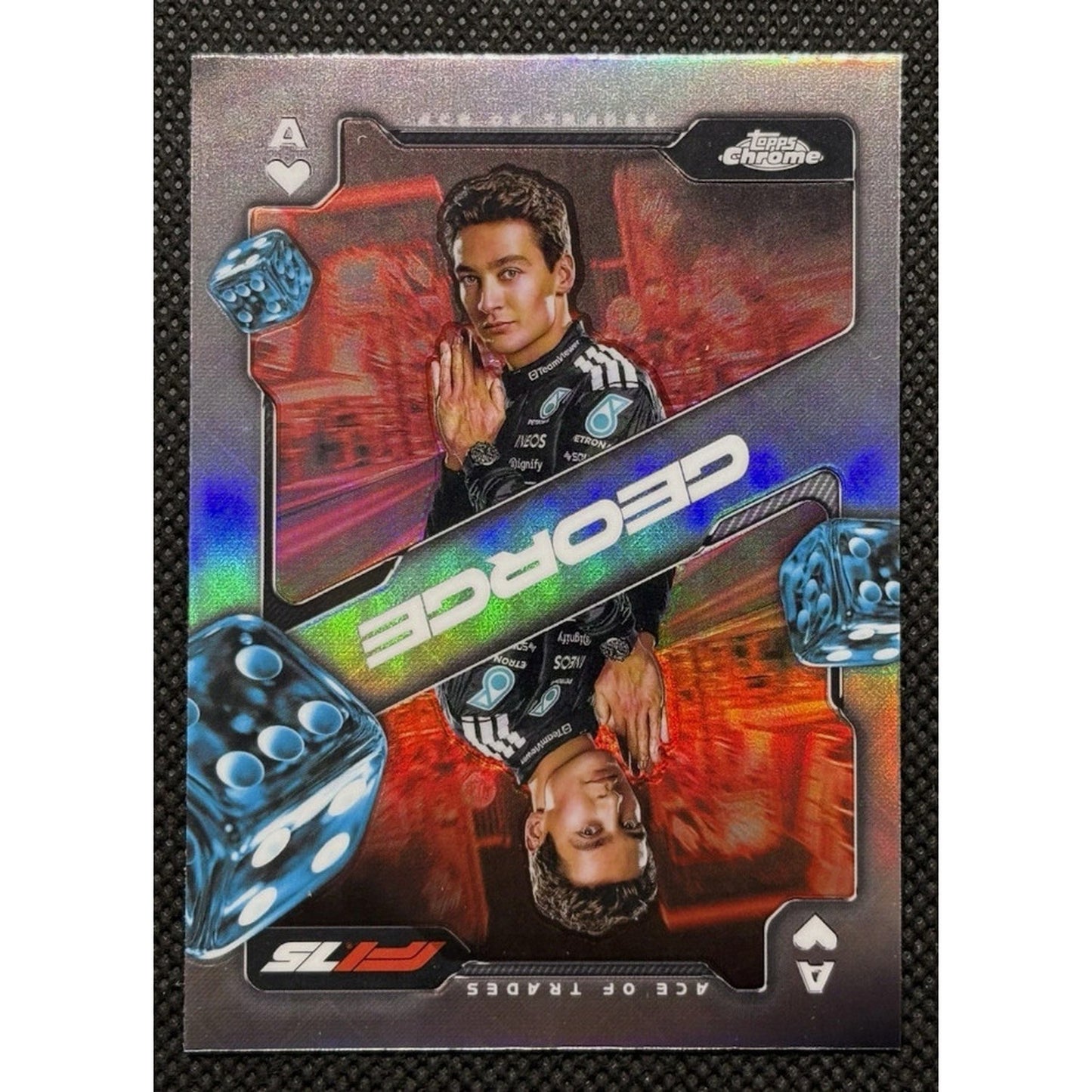 2025 Topps Chrome Formula 1 F1 GEORGE RUSSELL Ace Of Trades #SCA-1
