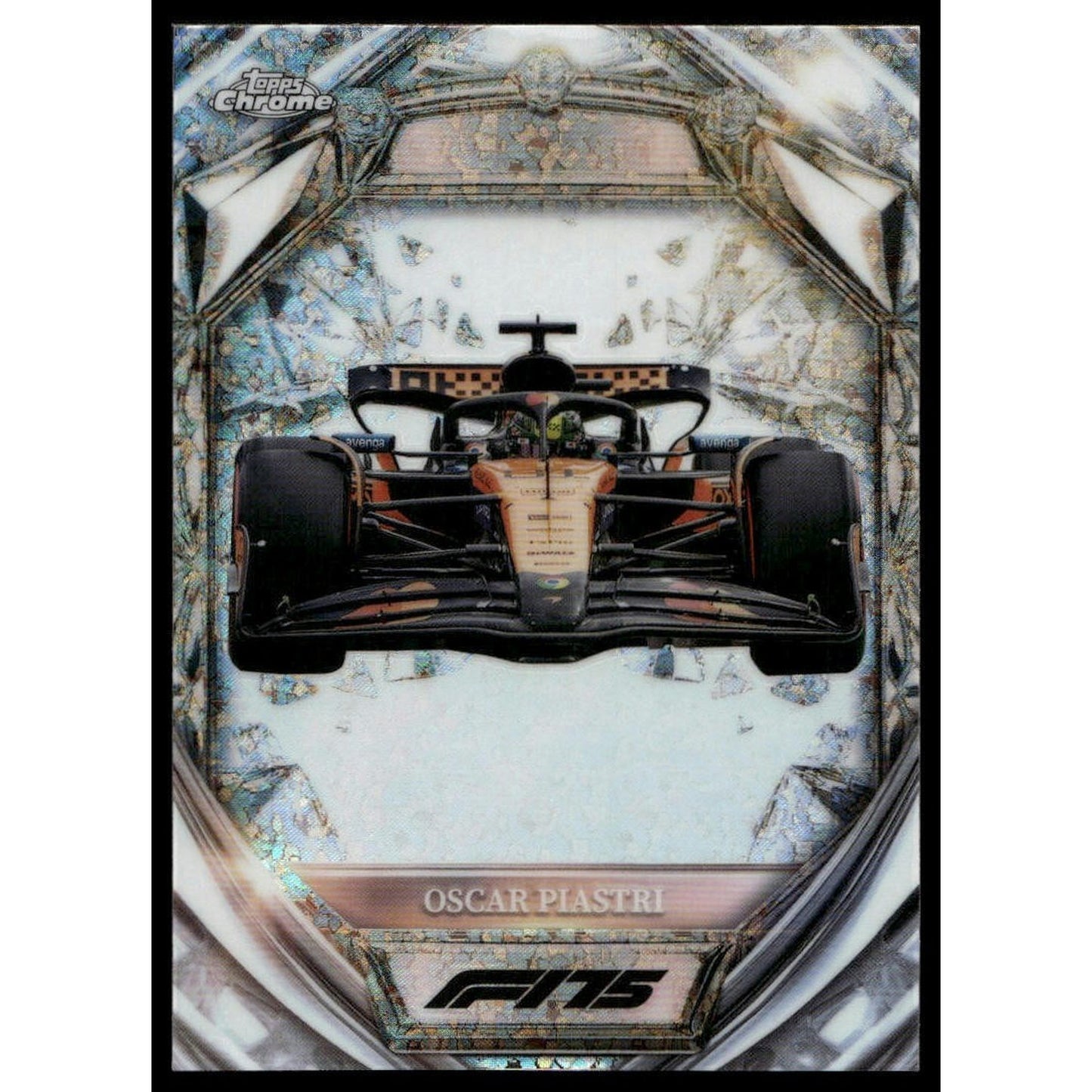 2025 Topps Chrome Formula 1 F1 Oscar Piastri Diamond 75th Anniversary #D75-26