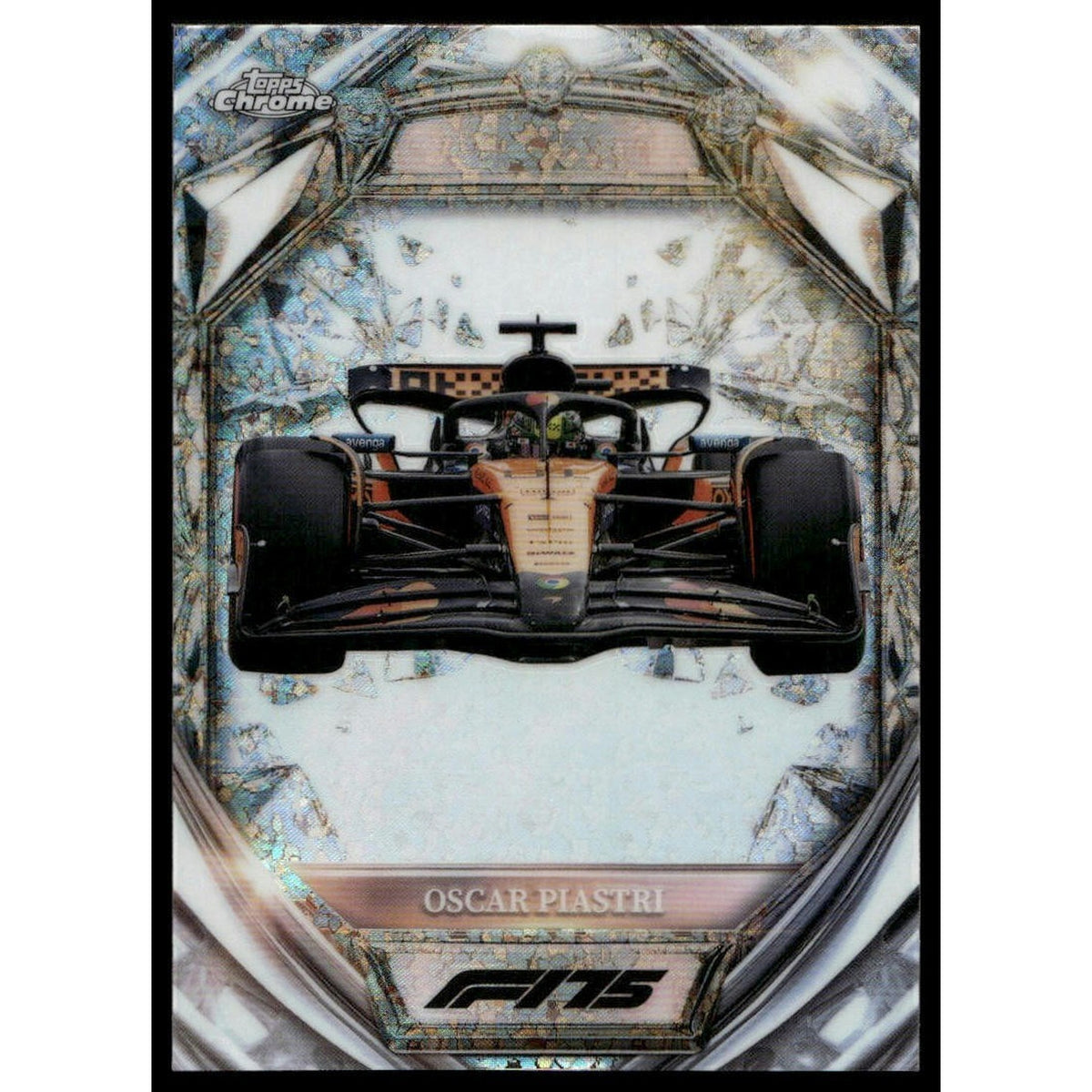 2025 Topps Chrome Formula 1 F1 Oscar Piastri Diamond 75th Anniversary #D75-26