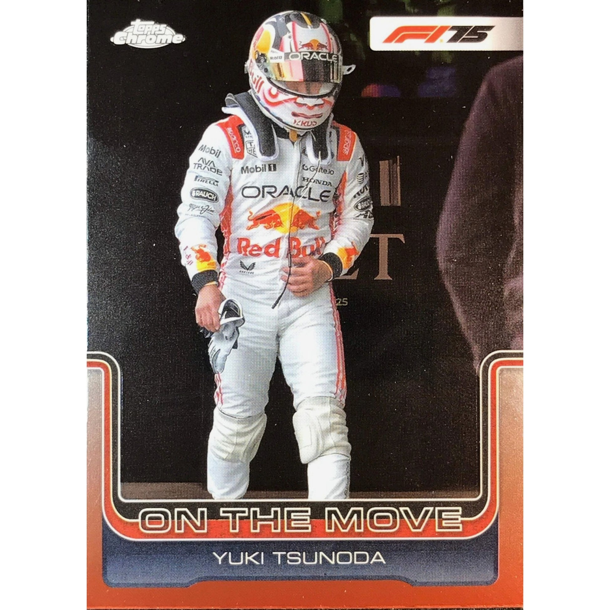 2025 TOPPS CHROME FORMULA 1 - ON THE MOVE - YUKI TSUNODA #184