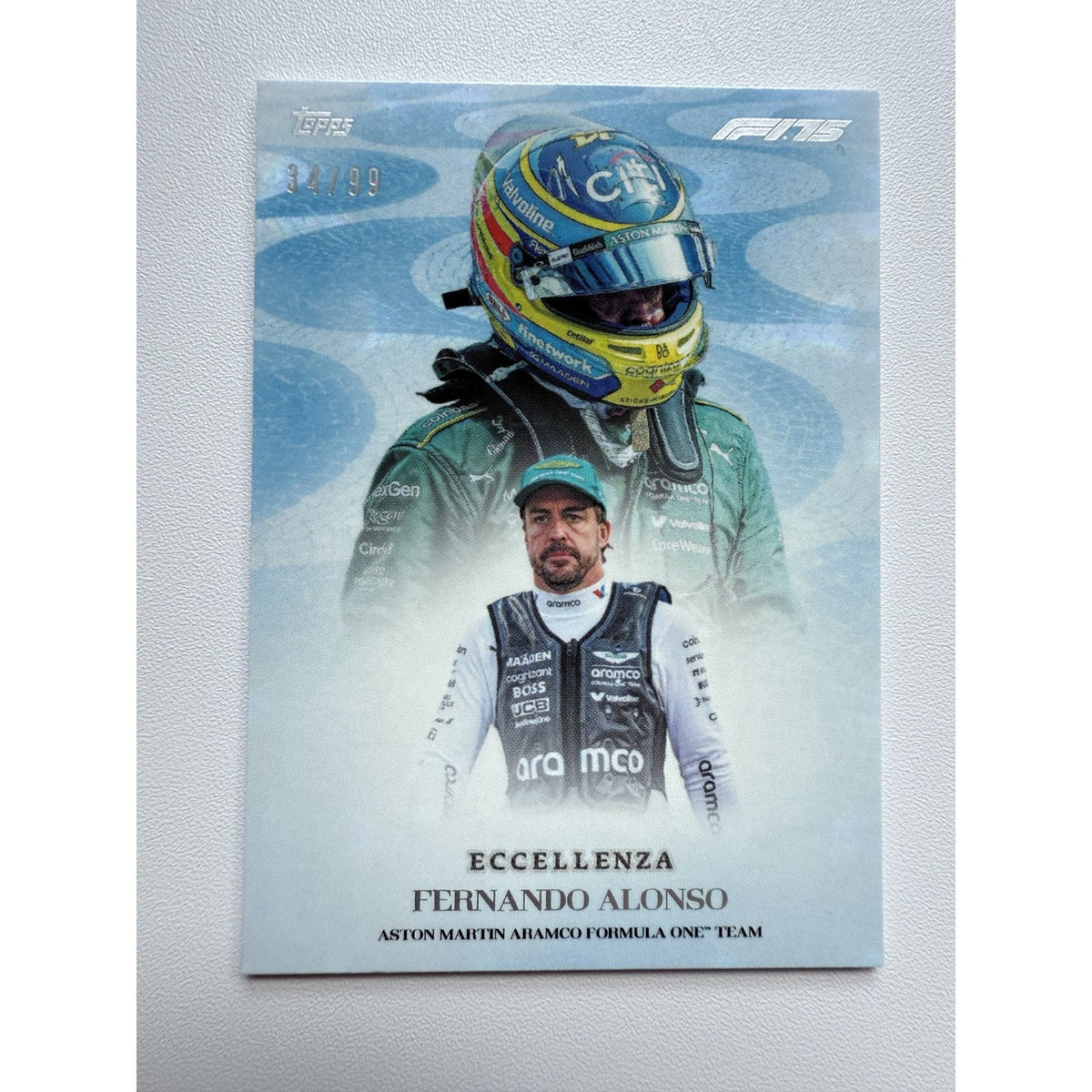 2025 Topps F1 Eccellenza Fernando Alonso 34/99 La Passione