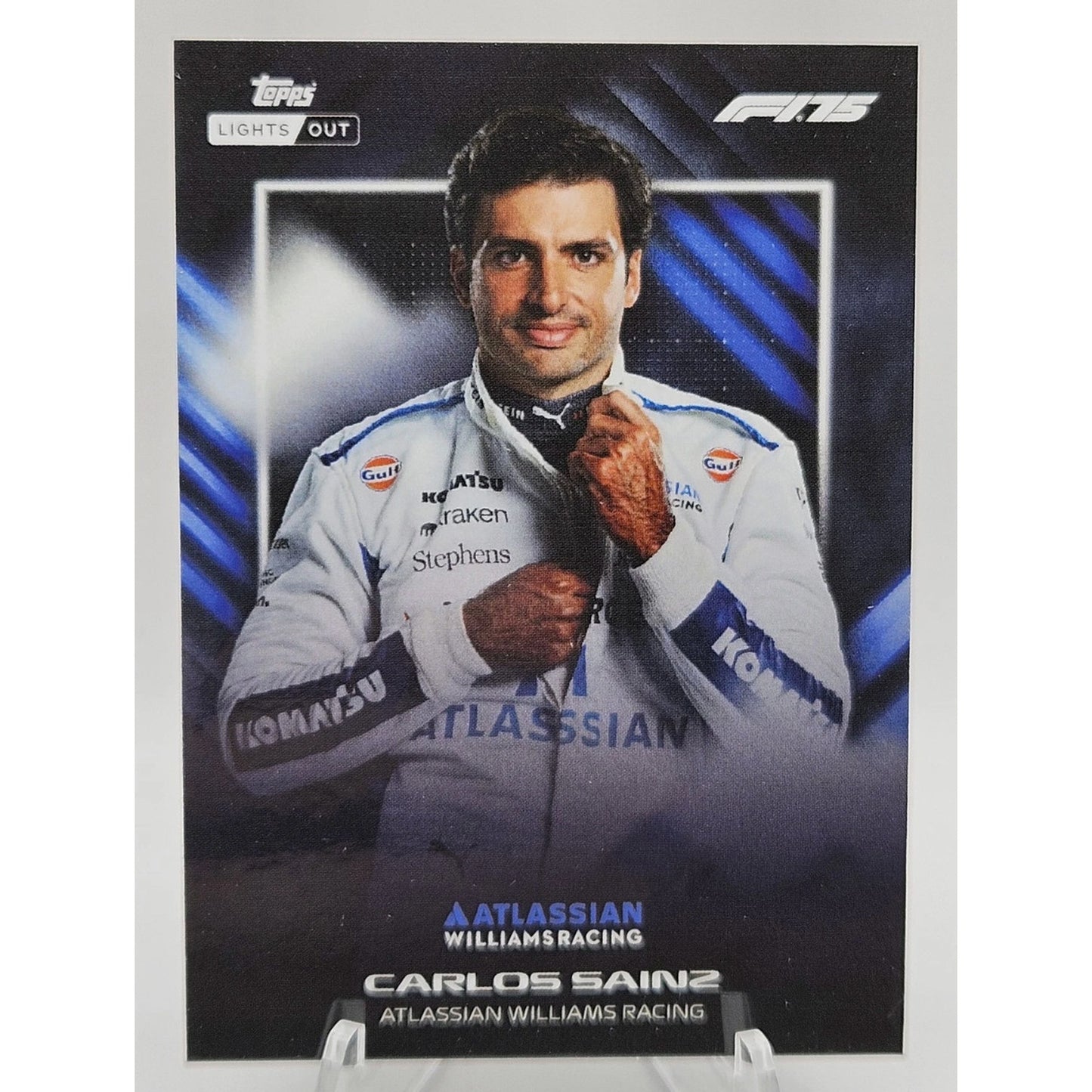 2025 Topps F1 Lights Out Carlos Sainz 'Drivers' Base