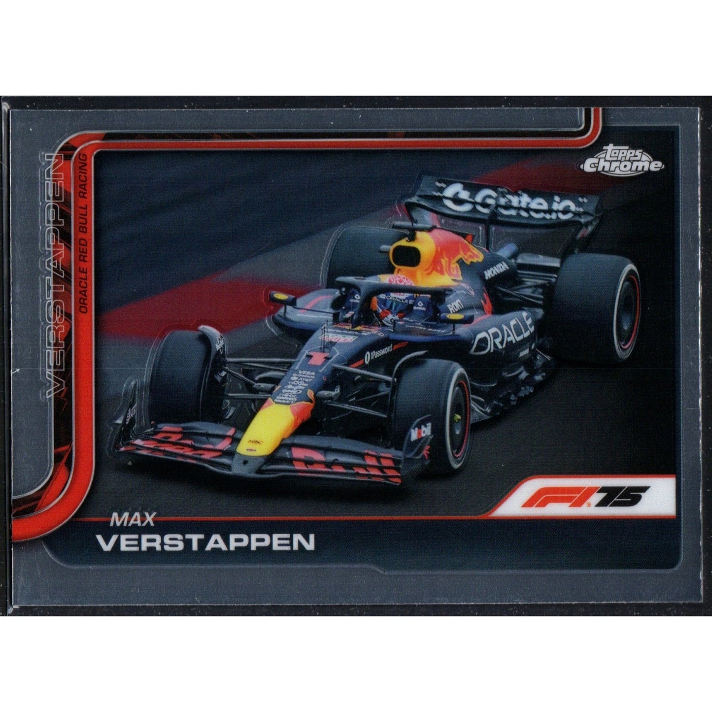 2025 TOPPS FORMULA 1 CHROME - F1 RED BULL CAR - MAX VERSTAPPEN #73