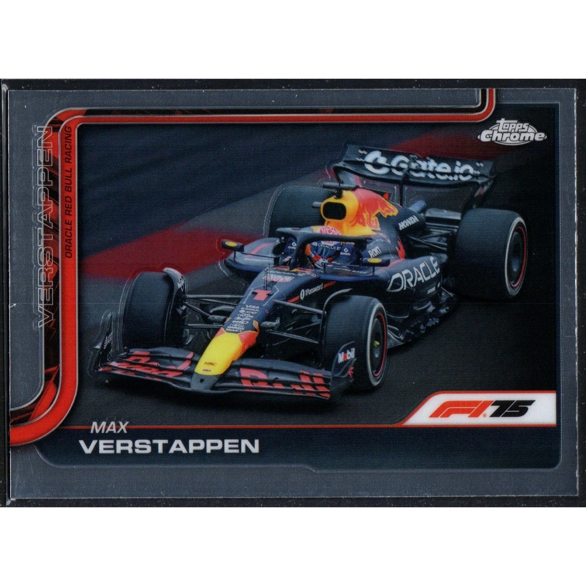 2025 TOPPS FORMULA 1 CHROME - F1 RED BULL CAR - MAX VERSTAPPEN #73