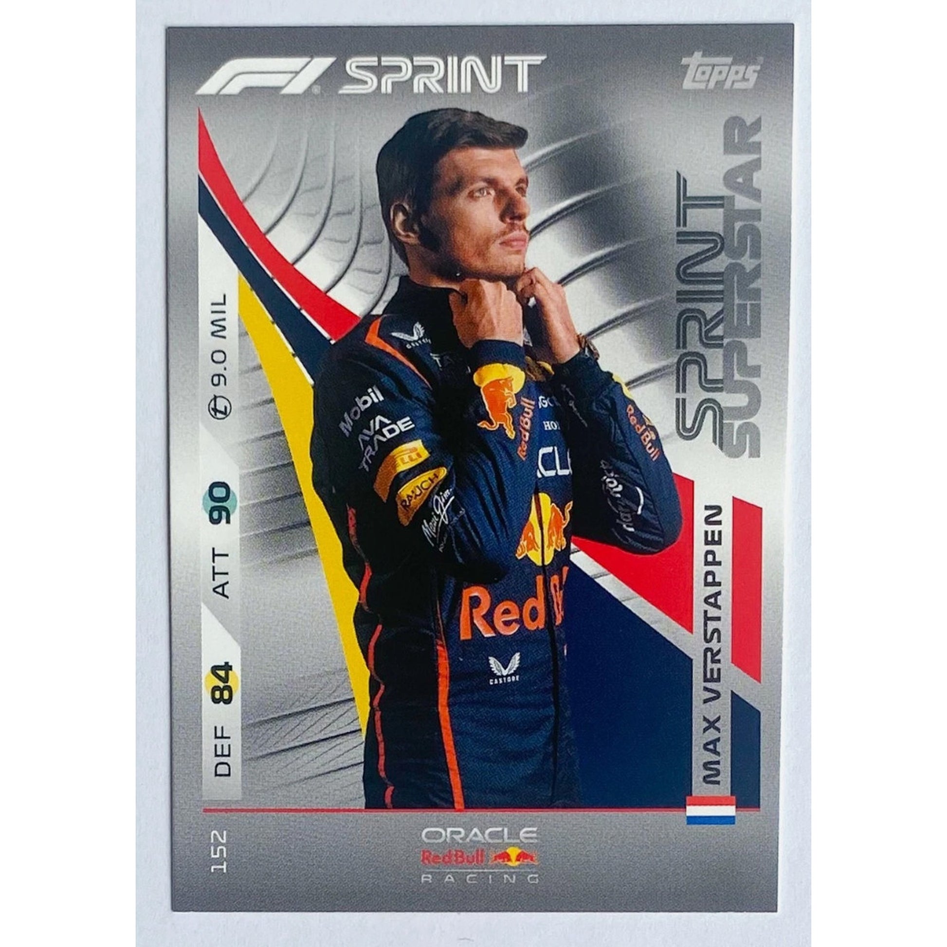 2025 Topps Formula 1 Turbo Attax | Max Verstappen Sprint Superstar Card #152