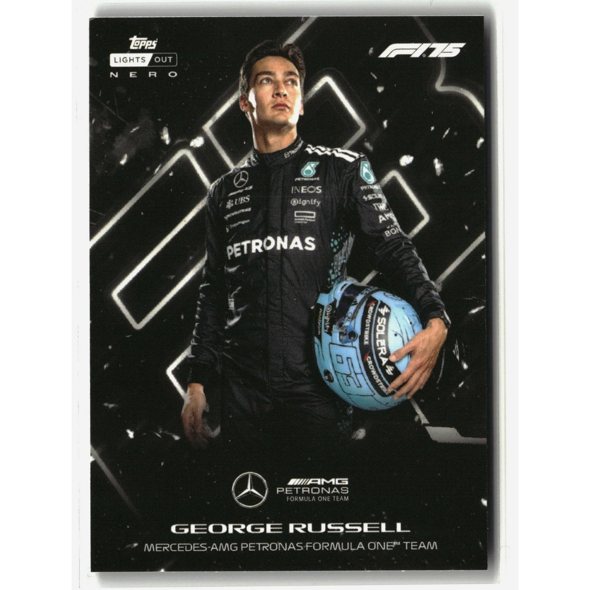 2025 Topps Lights Out Formula 1 F1 George Russell NERO