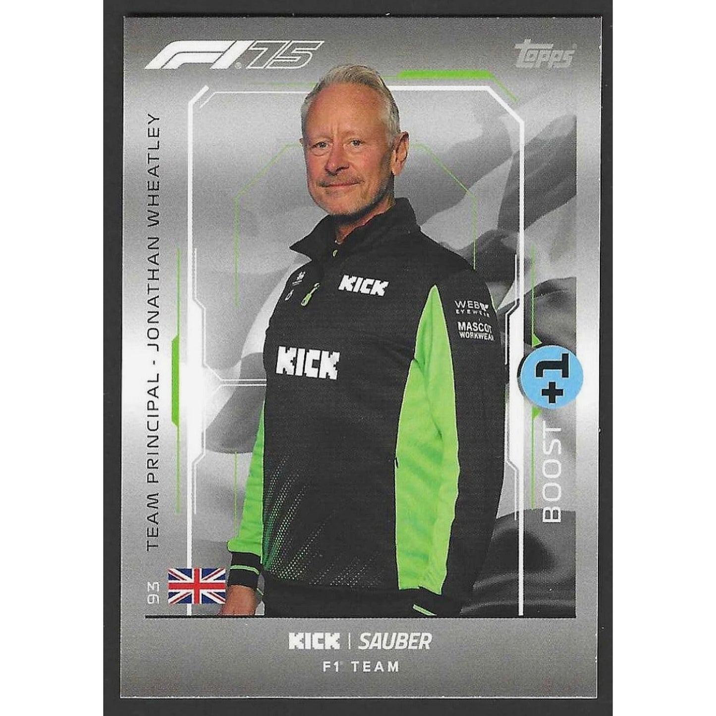 2025 Topps Turbo Attax #93 Jonathan Wheatley Kick Sauber