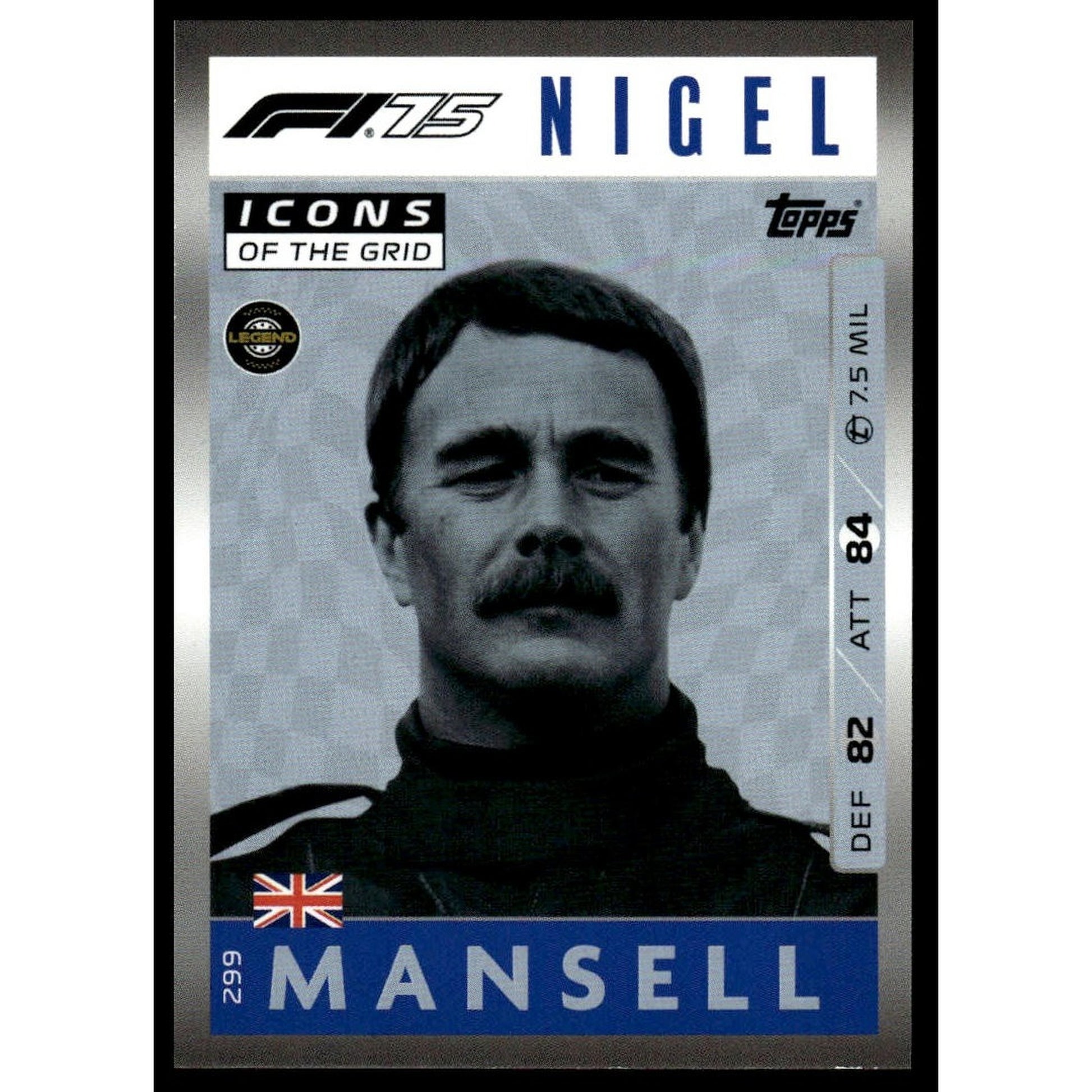 2025 Topps Turbo Attax F1 #299 Nigel Mansell