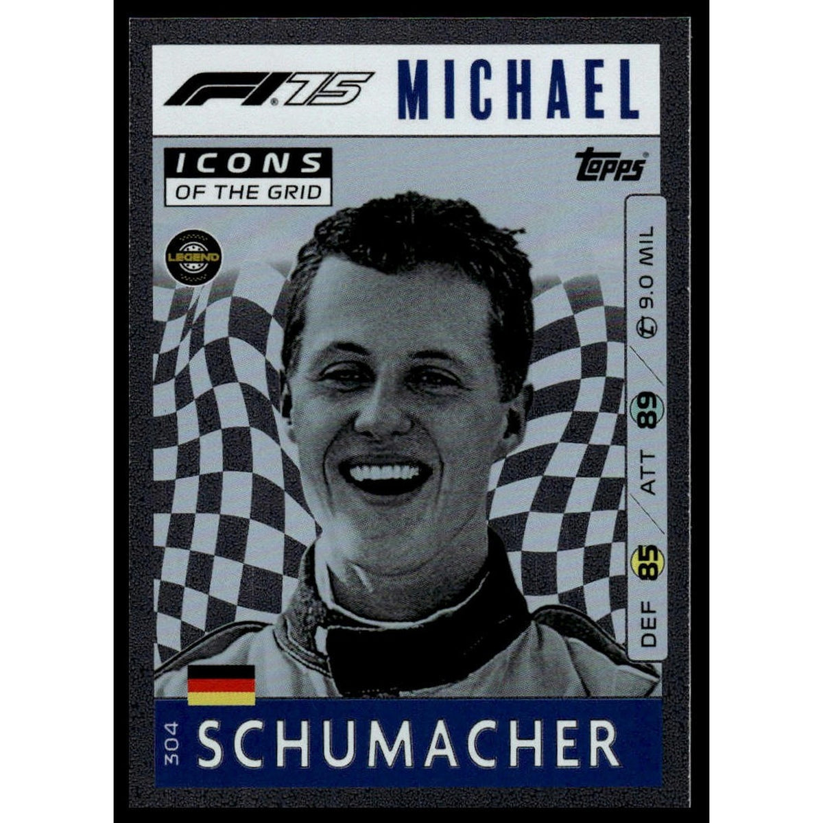2025 Topps Turbo Attax F1 #304 Michael Schumacher