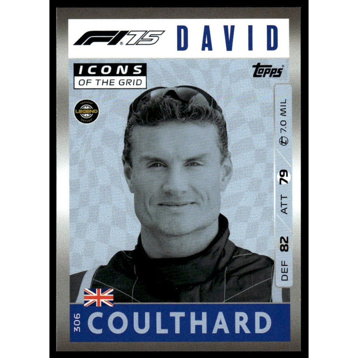 2025 Topps Turbo Attax F1 #306 David Coulthard