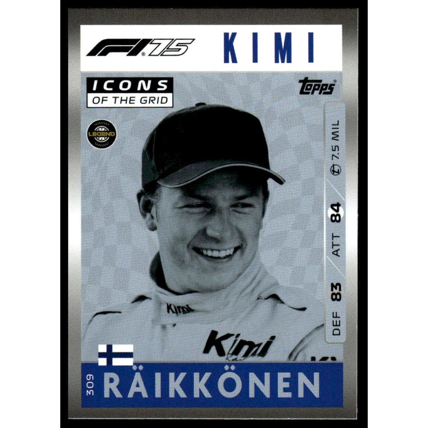 2025 Topps Turbo Attax F1 #309 Kimi Raikkonen
