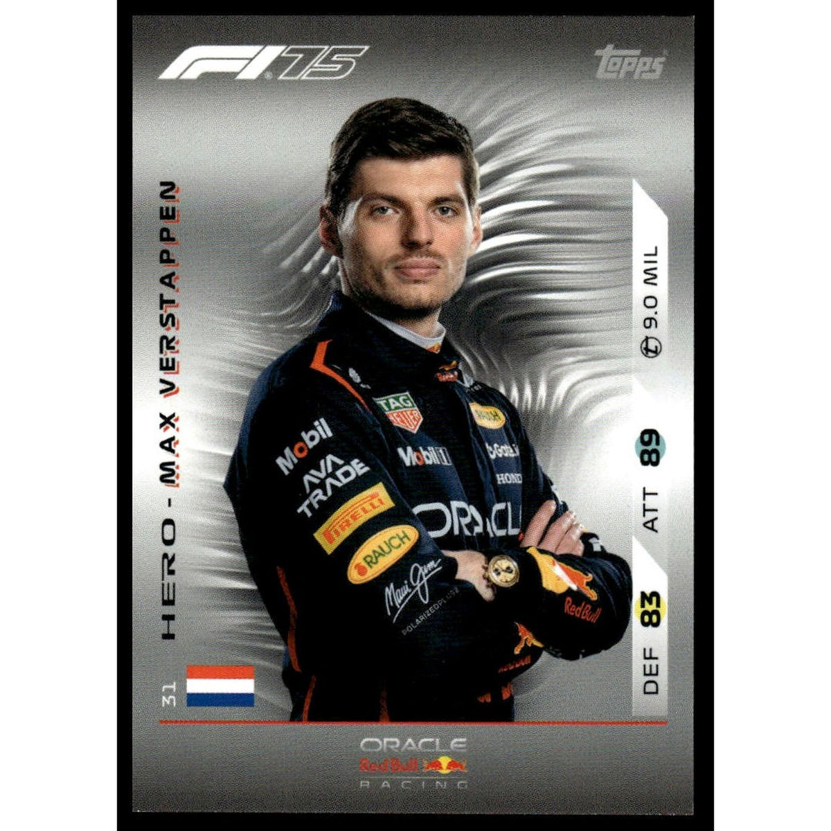 2025 Topps Turbo Attax F1 #31 Max Verstappen
