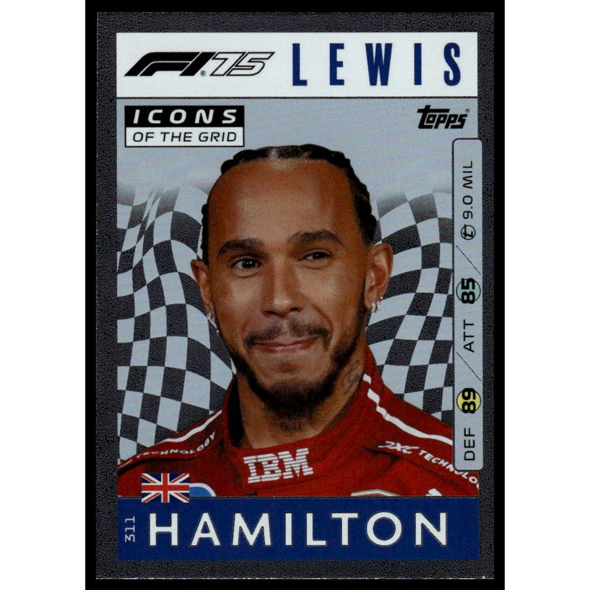 2025 Topps Turbo Attax F1 #311 Lewis Hamilton