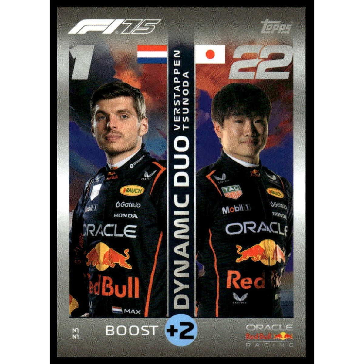 2025 Topps Turbo Attax F1 #33 Max Verstappen / Yuki Tsunoda