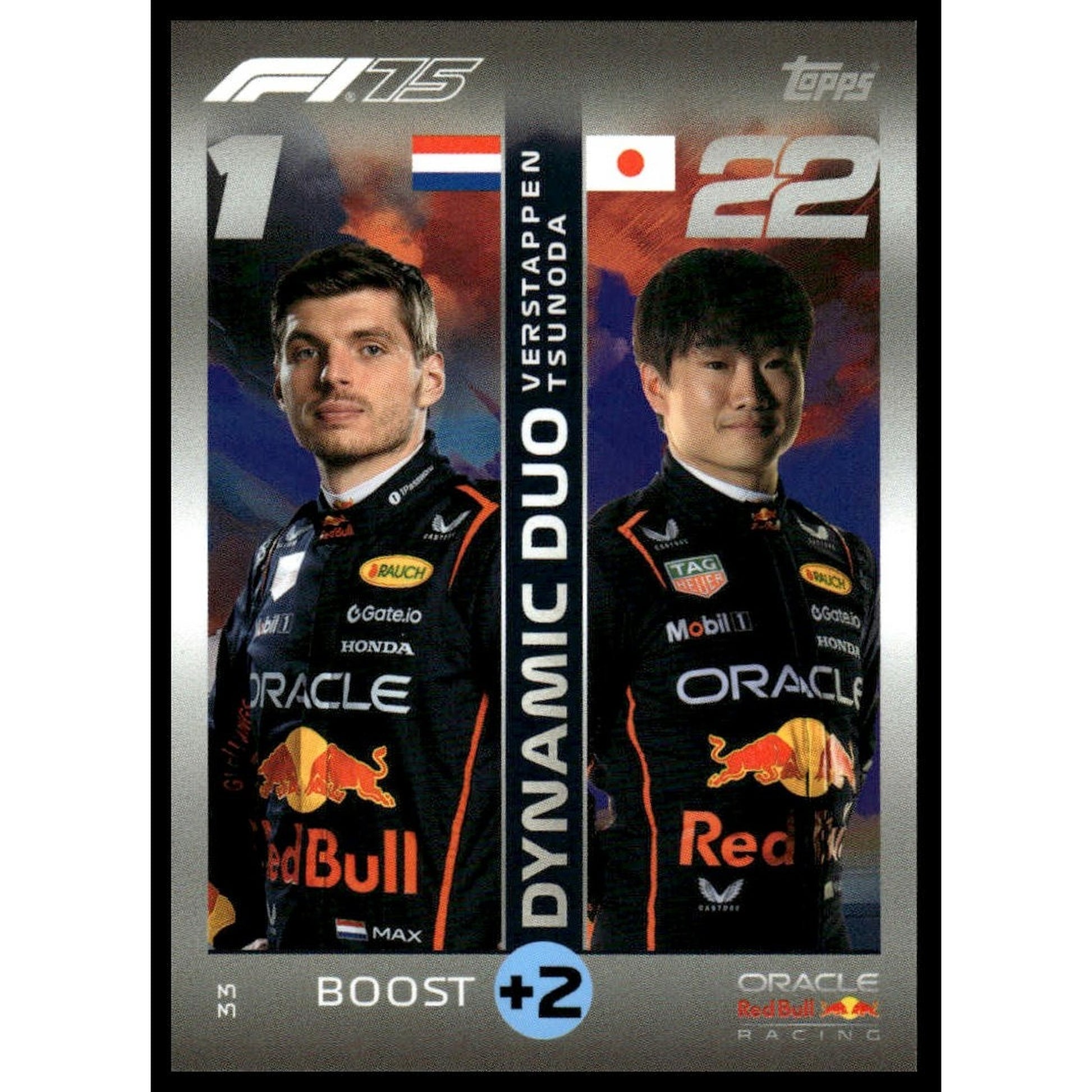 2025 Topps Turbo Attax F1 #33 Max Verstappen / Yuki Tsunoda
