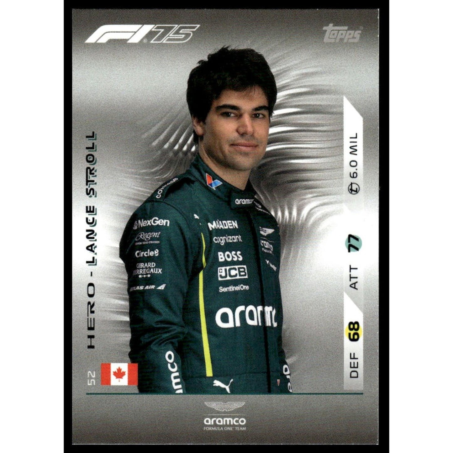 2025 Topps Turbo Attax F1 #52 Lance Stroll