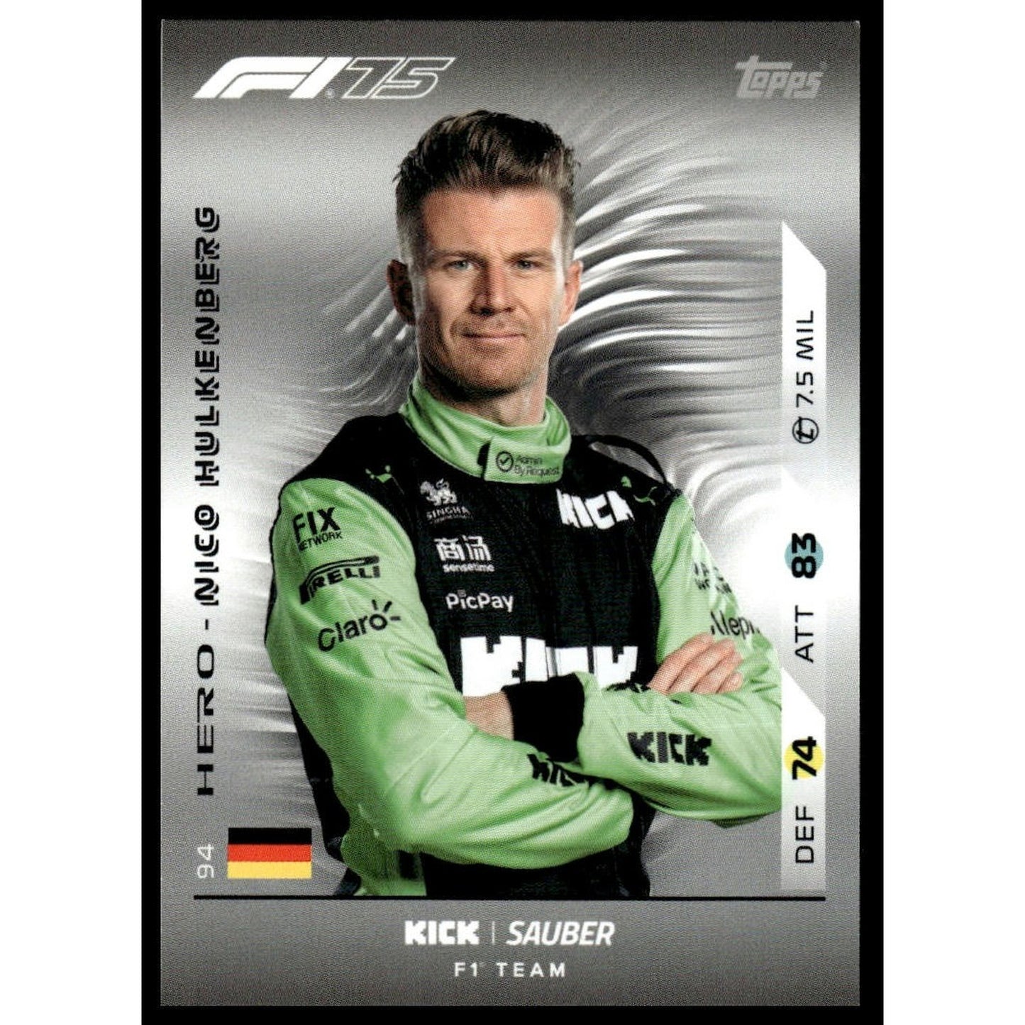 2025 Topps Turbo Attax F1 #94 Nico Hülkenberg