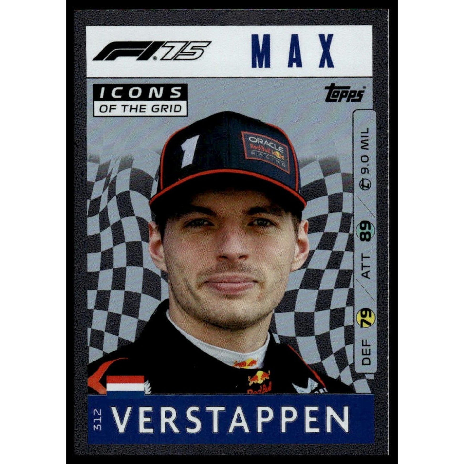 2025 Topps Turbo Attax ICONS F1 #312 Max Verstappen