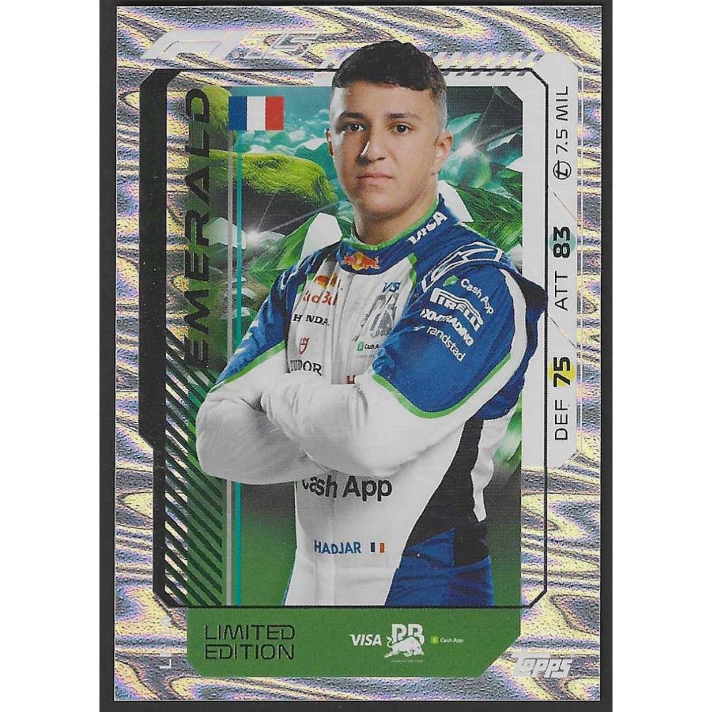 2025 Topps Turbo Attax #LE14 Isack Hadjar Limited Edition - Emerald RARE