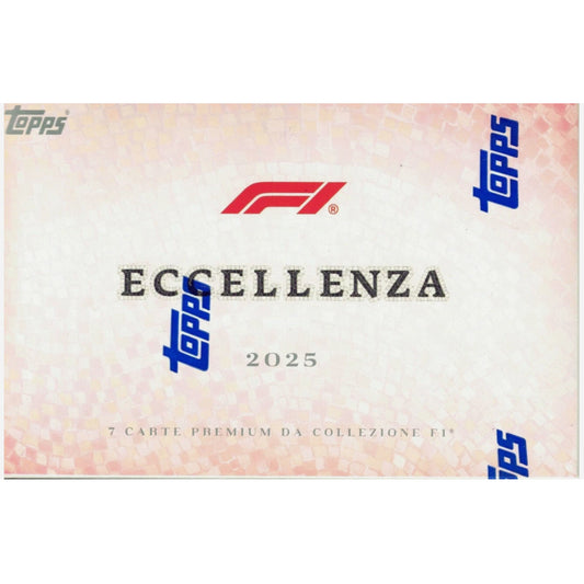 2025 TOPPS Formula 1 ECCELLENZA 1 Race-Worn Relic + 2 numbered parallels per box