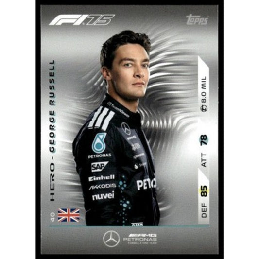 2025 Topps Turbo Attax F1 #40 George Russell
