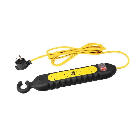 Hpm 4 Outlet Plug Boss Powerboard Safety Overload Protection Long 3M Lead