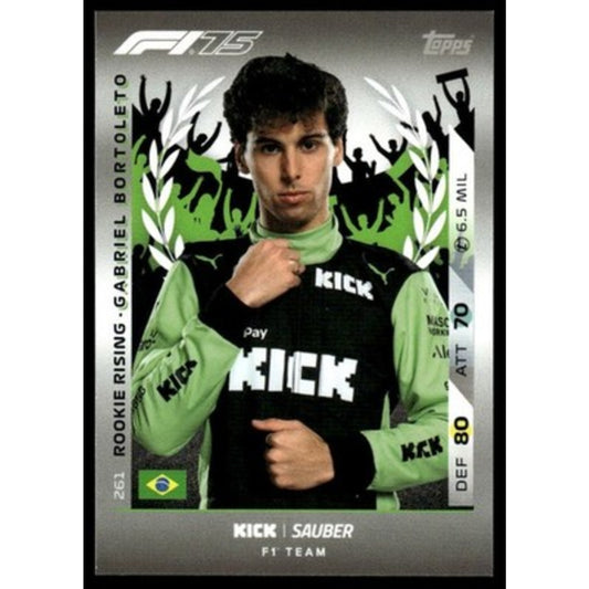 2025 Topps Turbo Attax F1 #261 Gabriel Bortoleto