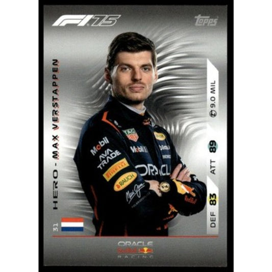 2025 Topps Turbo Attax F1 #31 Max Verstappen