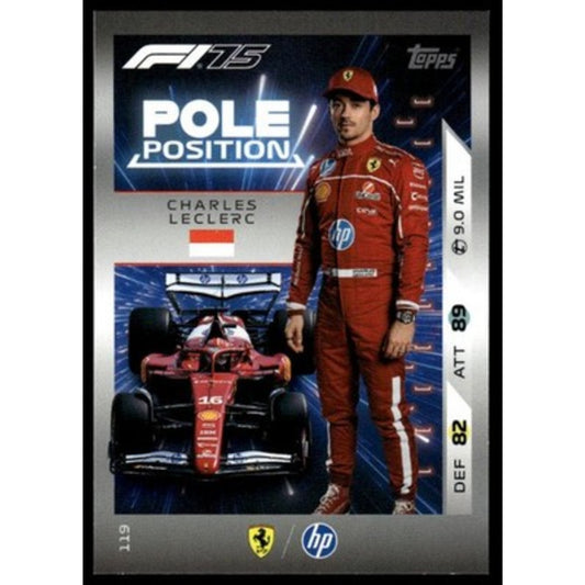 2025 Topps Turbo Attax F1 #119 Charles Leclerc